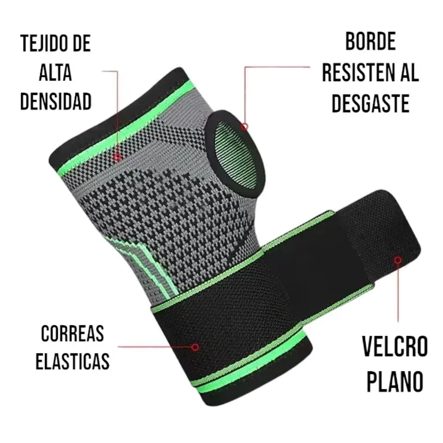 Muñequera Ortopedica Elástica