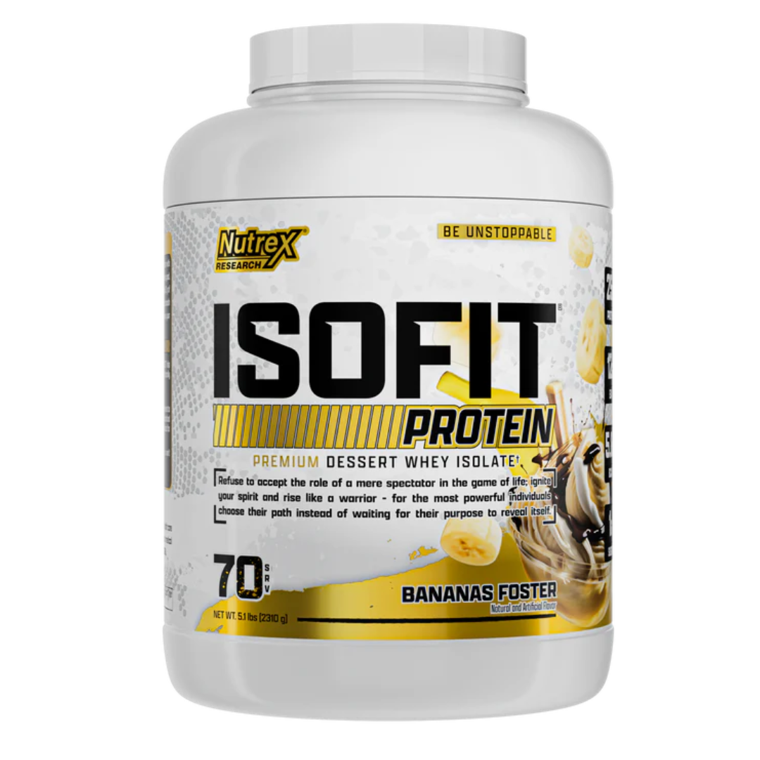 Nutrex Research ISOFIT Premium Whey Isolate (5 lbs / 70 Servicios)