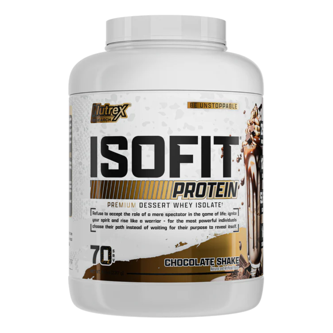 Nutrex Research ISOFIT Premium Whey Isolate (5 lbs / 70 Servicios)
