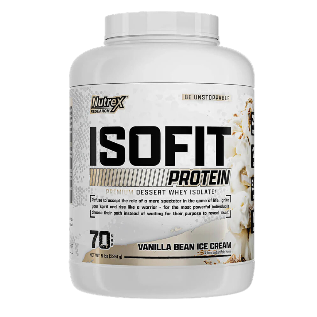 Nutrex Research ISOFIT Premium Whey Isolate (5 lbs / 70 Servicios)
