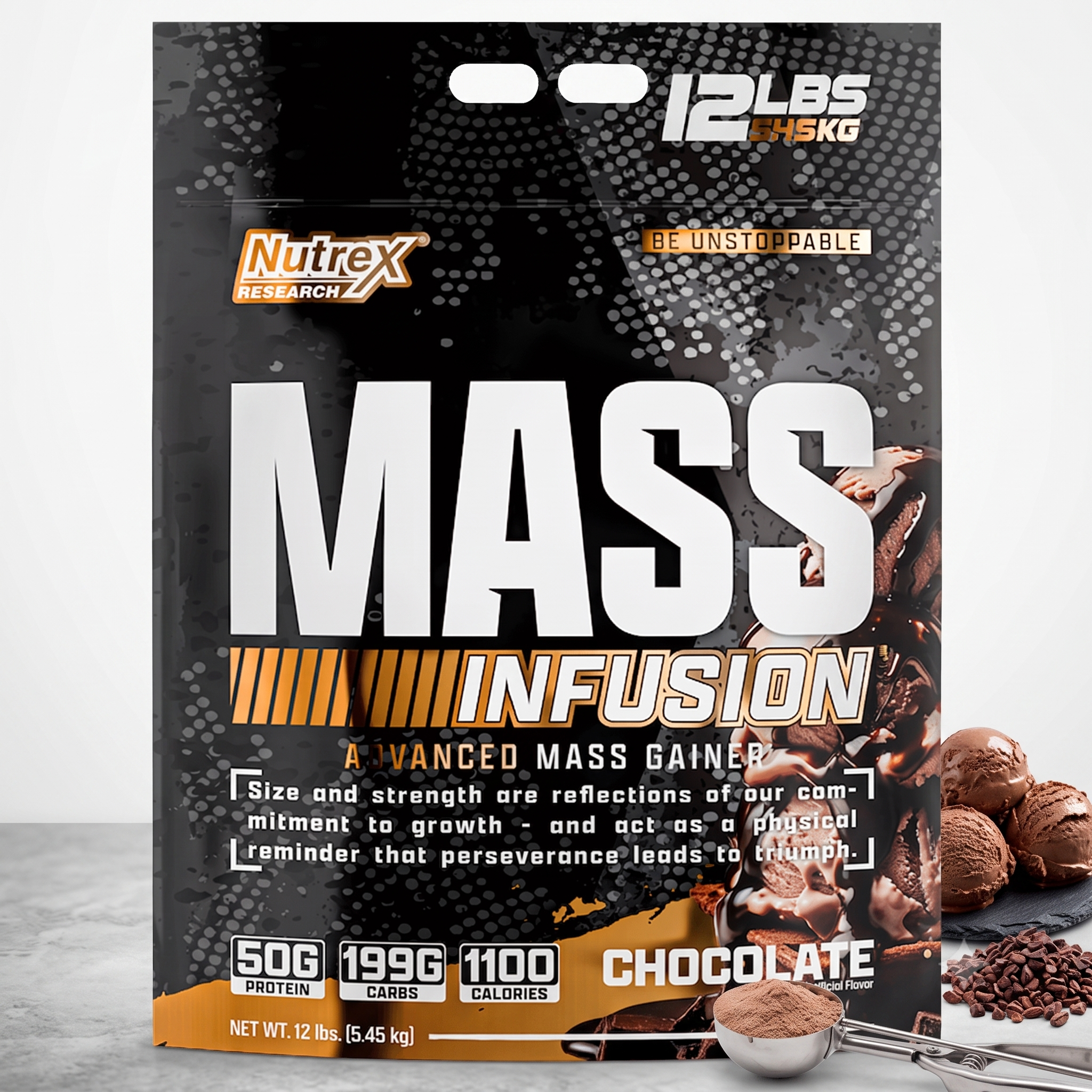 Nutrex Research Mass Infusion Advanced Mass Gainer (12 lbs / 5.45 kg)