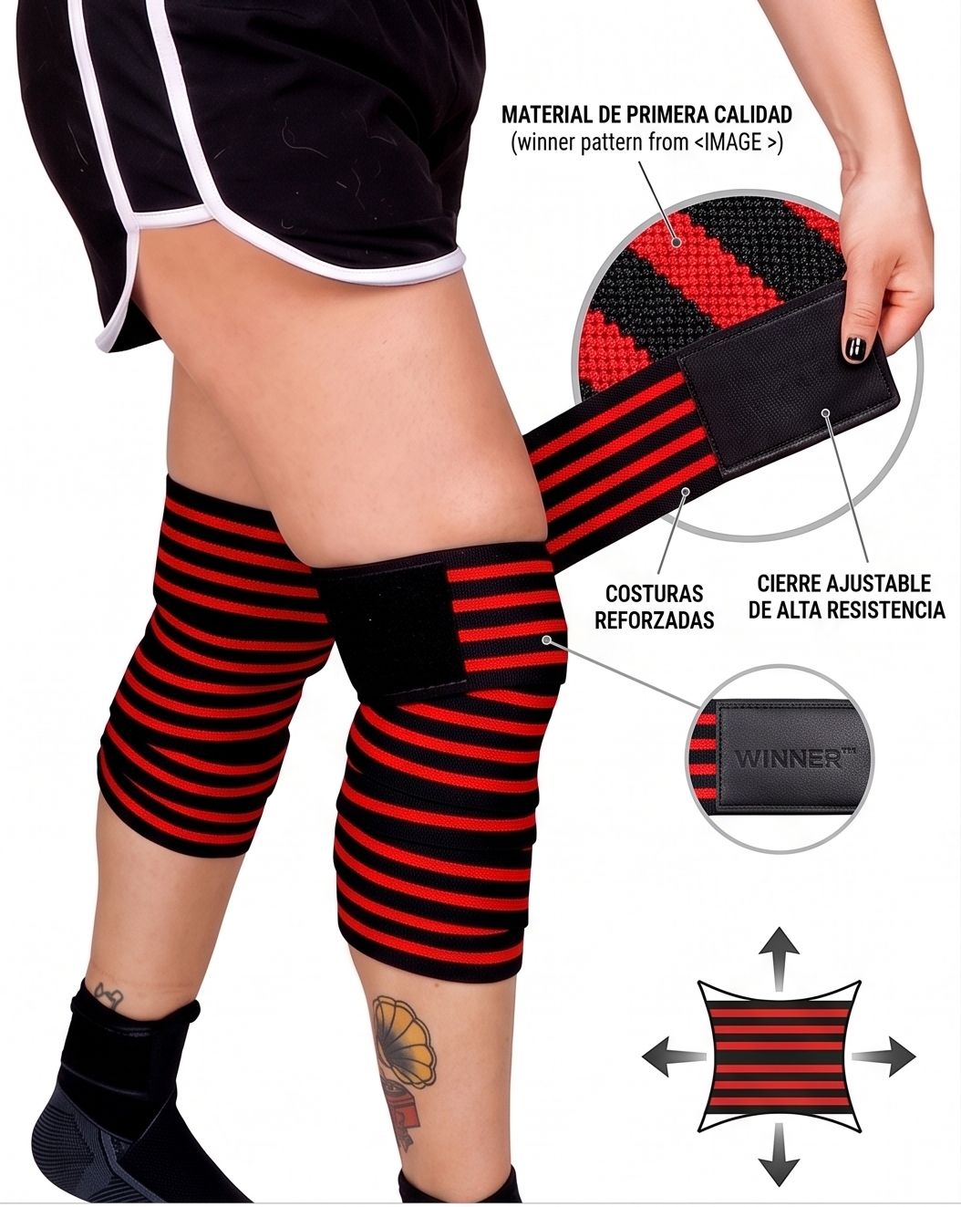 Rodilleras Deportivas de Compresión WINNER™ (Pack x2)
