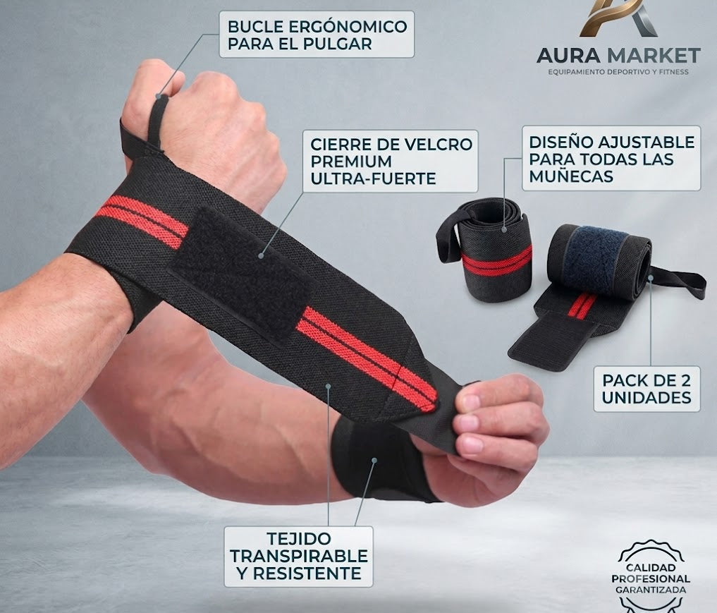 Muñequeras Deportivas de Compresión WINNER™ (Pack x2)